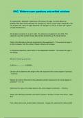 IPAC&colon; Midterm exam&sol; Questions with Definitive Solutions Guaranteed  100&percnt; Pass 