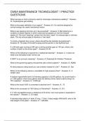 CWEA MAINTENANCE TECHNOLOGIST 1 PRACTICE QUESTIONS