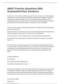 ABGC Practice Questions With Guaranteed Pass Solutions&period;