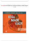 ECGs Made Easy 6th Edition &ndash; Barbara Aehlert &ndash; Complete Test Bank with Answers and Rationales &lpar;Chapters 1&ndash;10&rpar;