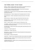 VAS TERMS&comma; EXAM 1 STUDY GUIDE