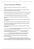 VAS 201 QUESTIONS & ANSWERS