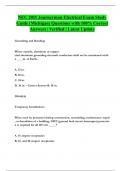 NEC 2011 Journeyman Electrical Exam Study Guide &lpar;Michigan&rpar; Questions with 100&percnt; Correct Answers &vert; Verified &vert; Latest Update