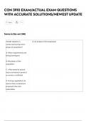 CON 3910 EXAM&sol;ACTUAL EXAM QUESTIONS WITH ACCURATE SOLUTIONS&sol;NEWEST UPDATE