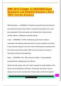 AMH 2010 Chapter 13 2025&sol;2026 Exam  Questions and Detailed Answers &vert; Get it  100&percnt; Correct Answers 