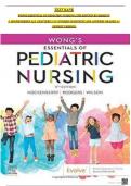 TEST BANK WONGS ESSENTIAL OF PEDIATRIC NURSING 11TH EDITION BY MARILYN J&period; HOCKENBERRY ALL CHAPTERS 1-31 COVERED QUESTIONS AND ANSWERS GRADED A&plus;  NEWEST VERSION&period;
