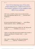 Texas LP-Gas dispensing exam&comma; LP-Gas safety&comma;  propane dispensing test&comma; verified LP-Gas answers&comma;  Texas propane regulations&comma; LP-Gas compliance exam&comma;  2025 LP-Gas certification 