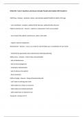 NUSA 203 - Exam 1 Questions and Answers Already Passed Latest Update 2025 Graded A&plus;