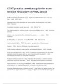 CCHT practice questions guide for exam revision newest review&comma;100&percnt; solved
