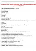 Package deal for CrossFit Level 2 Certification Exam &ndash; Latest 2025&sol;2026 Questions with Complete Solutions