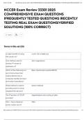 NCCER Exam Review 33301 2025 COMPREHENSIVE EXAM QUESTIONS &vert;FREQUENTLY TESTED QUESTIONS &vert;RECENTLY TESTING REAL EXAM QUESTIONS&vert;VERIFIED SOLUTIONS &lpar;100&percnt; CORRECT&rpar;