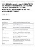 ECOL 1000 UGA connelly exam 3 2025 UPDATE&vert; COMPREHENSIVE QUESTIONS AND VERIFIED ANSWERS &lpar;COMPLETE SOLUTIONS&rpar; GUARANTEED SUCCESS &vert;GRADE A&plus;&excl;&excl; &lpar;100&percnt; ACCURATE&rpar; GET IT RIGHT&excl;&excl;