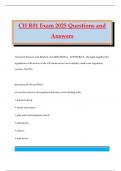CII R01 Exam 2025 Questions and Answers