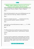 Engine repair midterm Questions and Correct  Answers&sol; Latest Update &sol; Already Graded