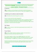 Contracts BarBri Questions and Correct Answers&sol;  Latest Update &sol; Already Graded