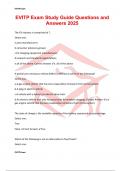 EVITP Exam Study Guide Questions and Answers 2025
