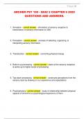 ARCHER PSY 100 - QUIZ 2 CHAPTER 6 2025  QUESTIONS AND ANSWERS&period;