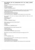 HESI GERIATRICS EXAM TEST BANKQUESTIONS WITH 100&percnt; CORRECT ANSWERS UPDATED 2024