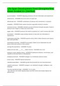 Life-Span Development Final &lpar;Straighterline&rpar; Exam Graded A&plus; &lpar;Verified&rpar;