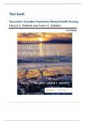 TEST BANK-  Varcarolis's Canadian Psychiatric Mental Health Nursing 3rd Edition  by  Pollard &sol; Jakubec&comma; Verified Chapters 1 - 35 &vert;&vert; Complete Latest Guide A&plus;
