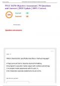 WGU D278 Objective Assessment &vert; 70 Questions and Answers &vert; 2025 Update &vert; 100&percnt; Correct&period;