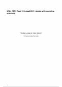 WGU C951 Task 3 &vert; Latest 2025 Update with complete solutions&period;