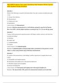NSG 6440 Predictor Test Latest Questions And Answers All Are Correct 2025 Updated Study Solutions