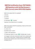 NBSTSA  &lpar;National Board of Surgical Technology and Surgical Assisting&rpar; Certification Exams PACKAGE DEAL&vert; BUNDLE  contains the Latest exams version A&comma;B&comma; Exam-Prep&comma; Review&comma; Test Bank and Updated Study guide - Everything you need to pass NBSTSA is here&excl;&excl;