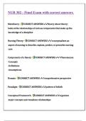 Nursing 302 Exam study pack