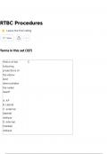 RTBC Procedures