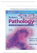 Test Bank for Rubin's Pathology&colon; Mechanisms of Human Disease 8th Edition by Dr&period; David S&period; Strayer and Dr&period; Jeffrey E&period; Saffitz Questions and Answers