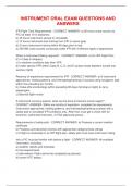 Instrument Oral Exam Questions and answers