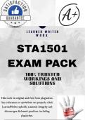 STA1501 LATEST  EXAM PACK 2025 &lbrace;DETAILED QUESTIONS AND ANSWERS&rcub;