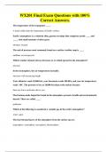 WX201 Exam Revision Questions with 100&percnt; Correct Answers&period;
