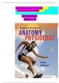 TEST BANK For Anthony’s Textbook of Anatomy and Physiology, 21st Edition by Patton, Verified Chapters 1 - 48, Complete Newest Version