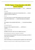 WX201 Final Exam Questions with 100&percnt; Correct Answers&period;