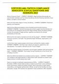 Certified AML Fintech Compliance Associate &lpar;CAFCA&rpar; questions and answers 2025