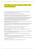 CJIS Security Test