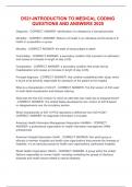 D521-Introduction to Medical Coding questions and answers 2025