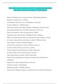 Electrolysis State Exam Review 2024 &vert; Exam Revision Questions And Correct Answers &vert; Graded A&plus; &vert; 2025 Update &vert;