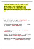 MODULE 6 NCCER INTO TO BASIC RIGGING  NEWEST UPDATE 2025 WITH PRACTICE  QUESTIONS AND CORRECT  DETAILED  ANSWERS 100&percnt; GUARANTEED PASS &sol;&sol;GRADED  A&plus;