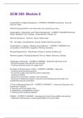 SCM 300  EXAM PACKAGE DEAL WITH A GUARANTEED PASS
