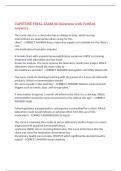 CAPSTONE FINAL EXAM 46 Questions with Verified Answers&comma;100&percnt;CORRECT