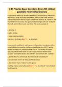 CHES Practice Exam Questions &lpar;From 7th edition&rpar; questions with verified answers