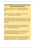 CHES Responsibility 8&colon; Ethics and Professionalism part 2 questions with verified answers