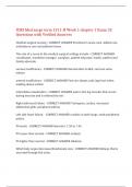 ICHS Med surge term 1211-H Week 1 chapter 1 Exam 32 Questions with Verified Answers&comma;100&percnt; CORRECT