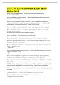 MIS 180 Barra In Person Exam Study Guide 2025