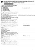 NBC-HIS EXAM&sol;ACTUAL EXAM QUESTIONS WITH WELL DETAILED ANSWERS&sol;GRADE A&plus; ASSURED&sol;NEWEST UPDATE