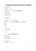 ICF WRITTEN EXAM UPDATED QUESTIONS AND ANSWERS