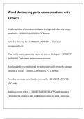 Wood destroying pests exam questions with answers